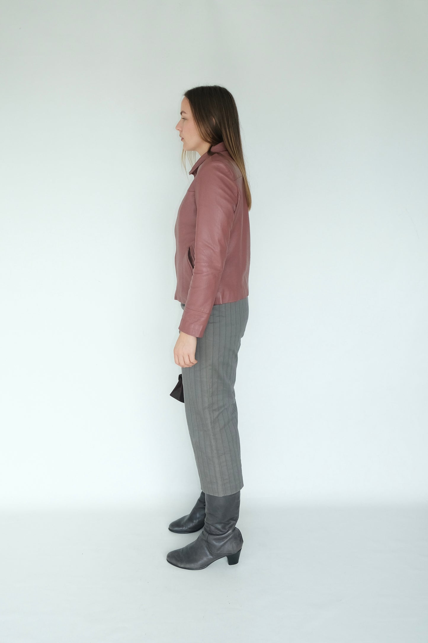 90’s Rosewood Leather Jacket