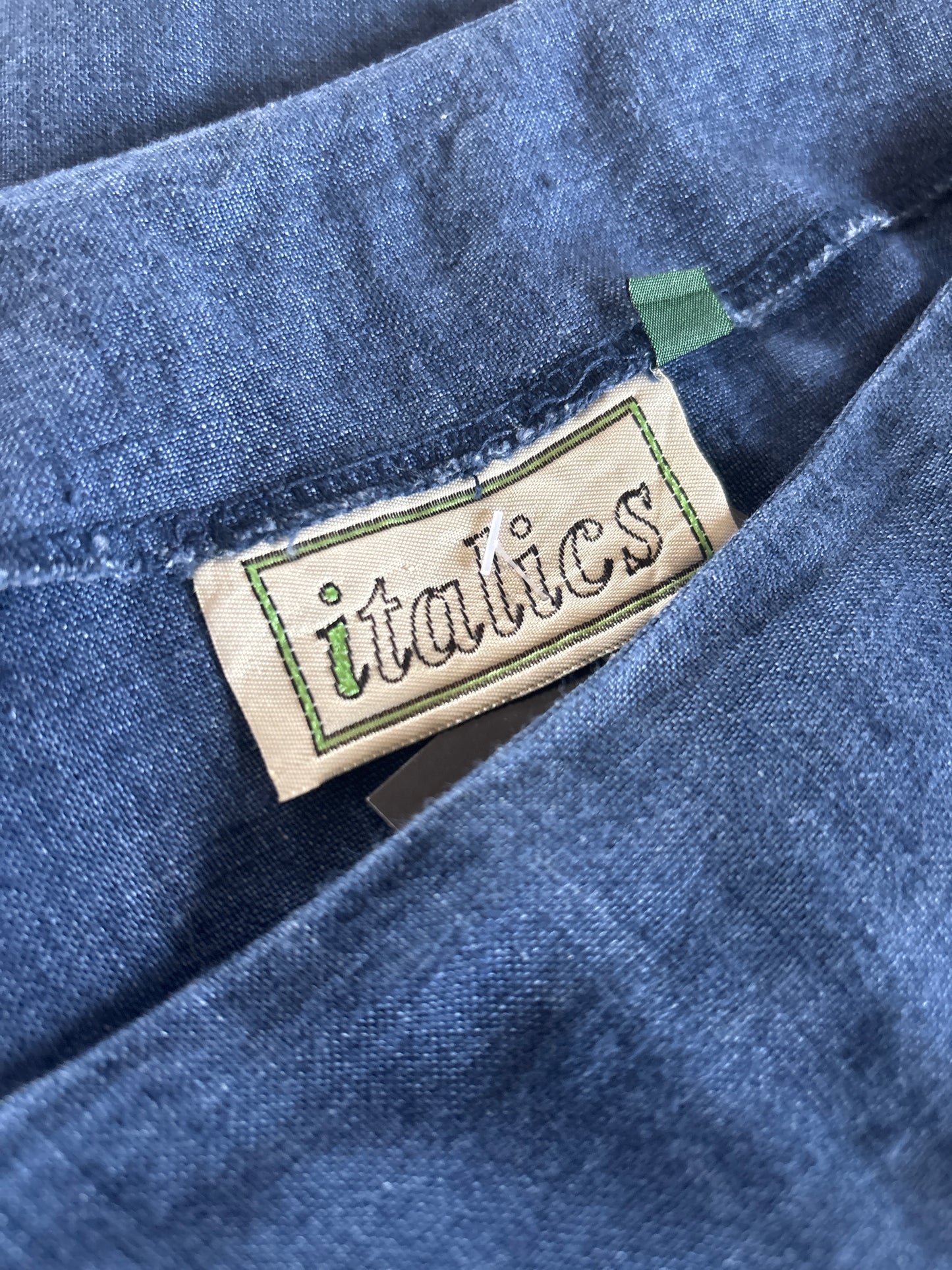 Italics Linen Skirt