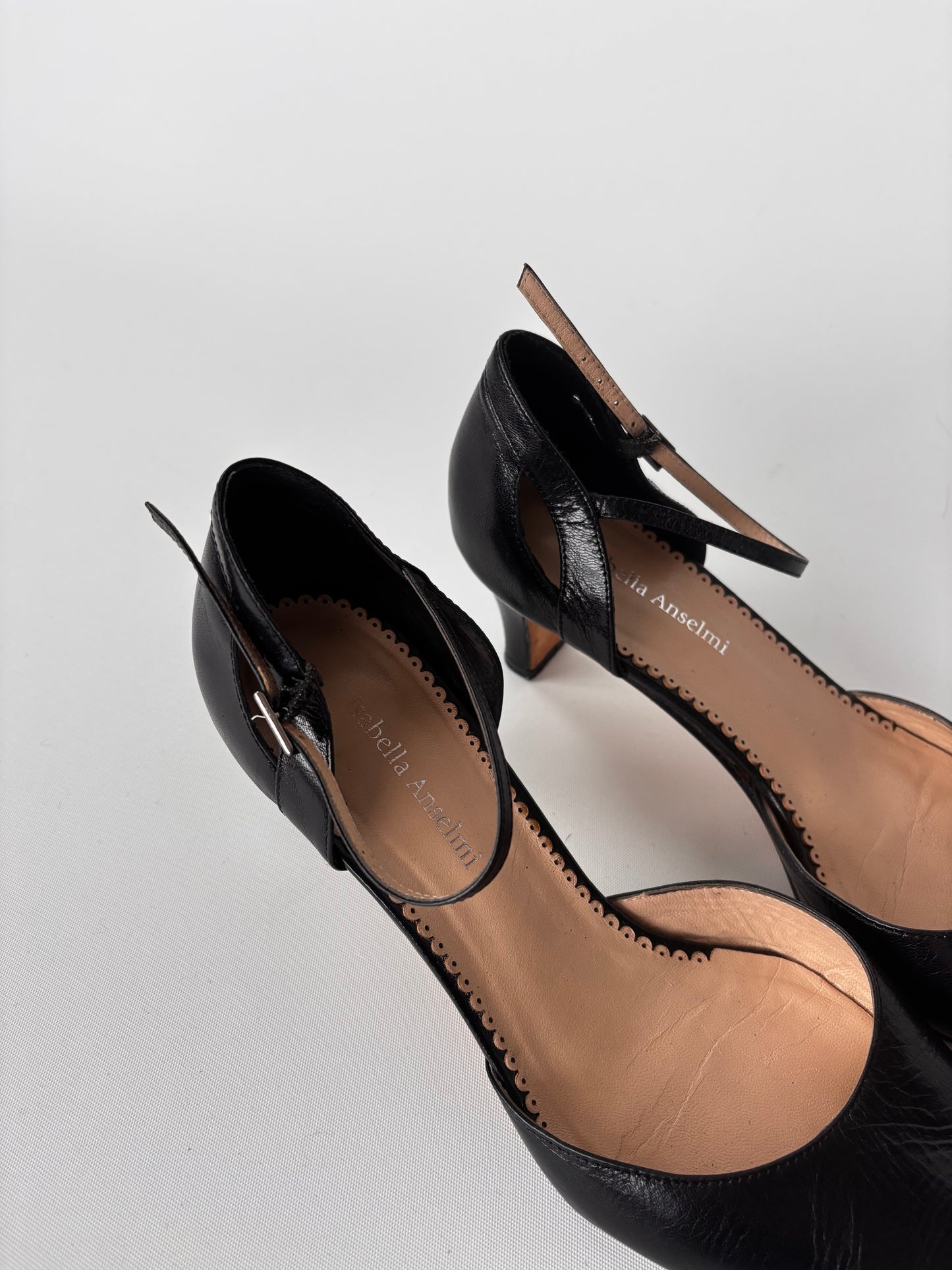 Isabella Anselmi Leather Kitten heels (40/41)