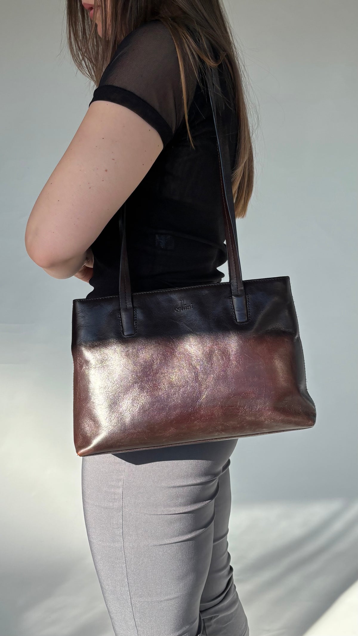 Cellini Leather Tote Bag