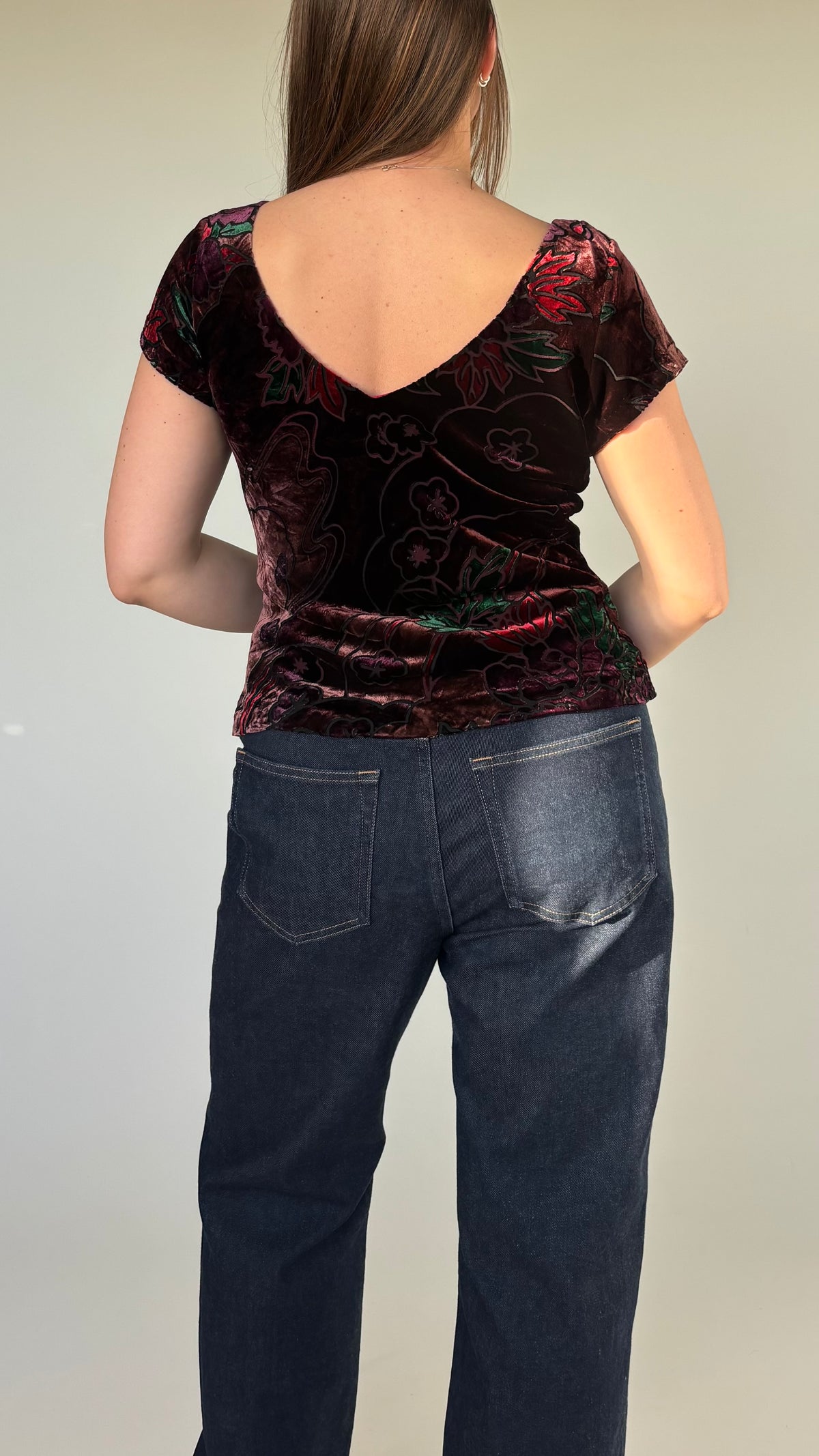 East Silk Velvet Top (10-12)