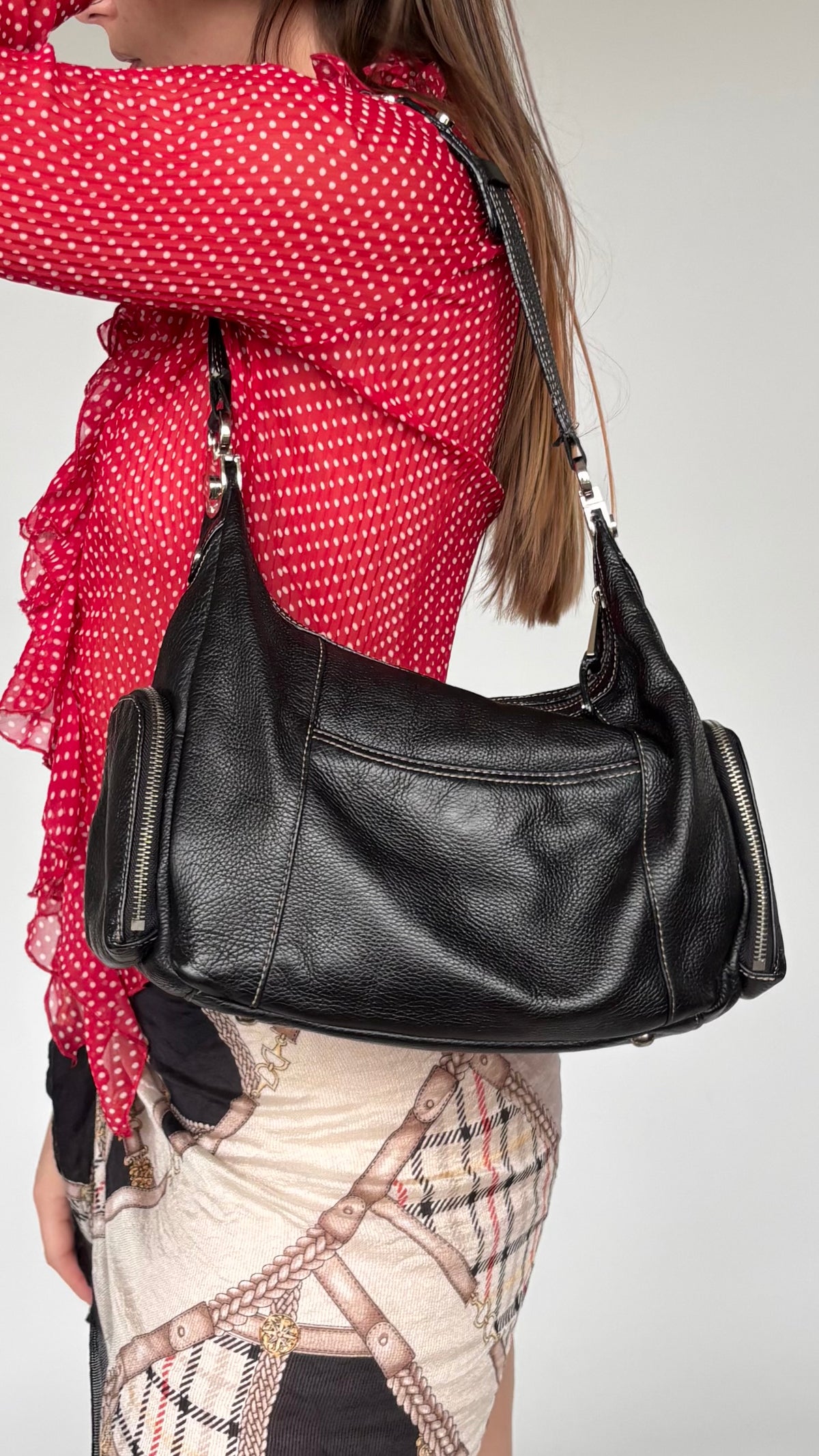 Tignanello Leather Shoulder Bag