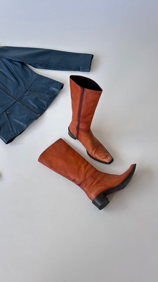 Zehi Italian Western Boots (36)