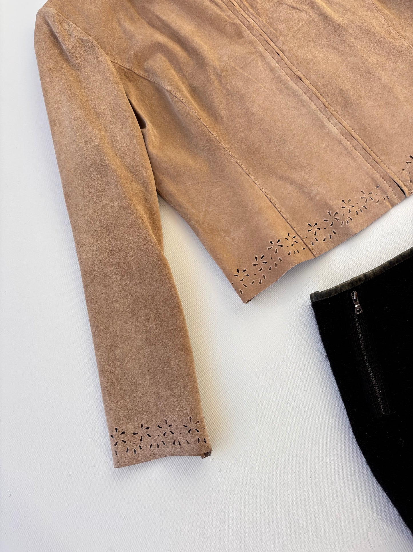 Wallis Suede Perforated Jacket