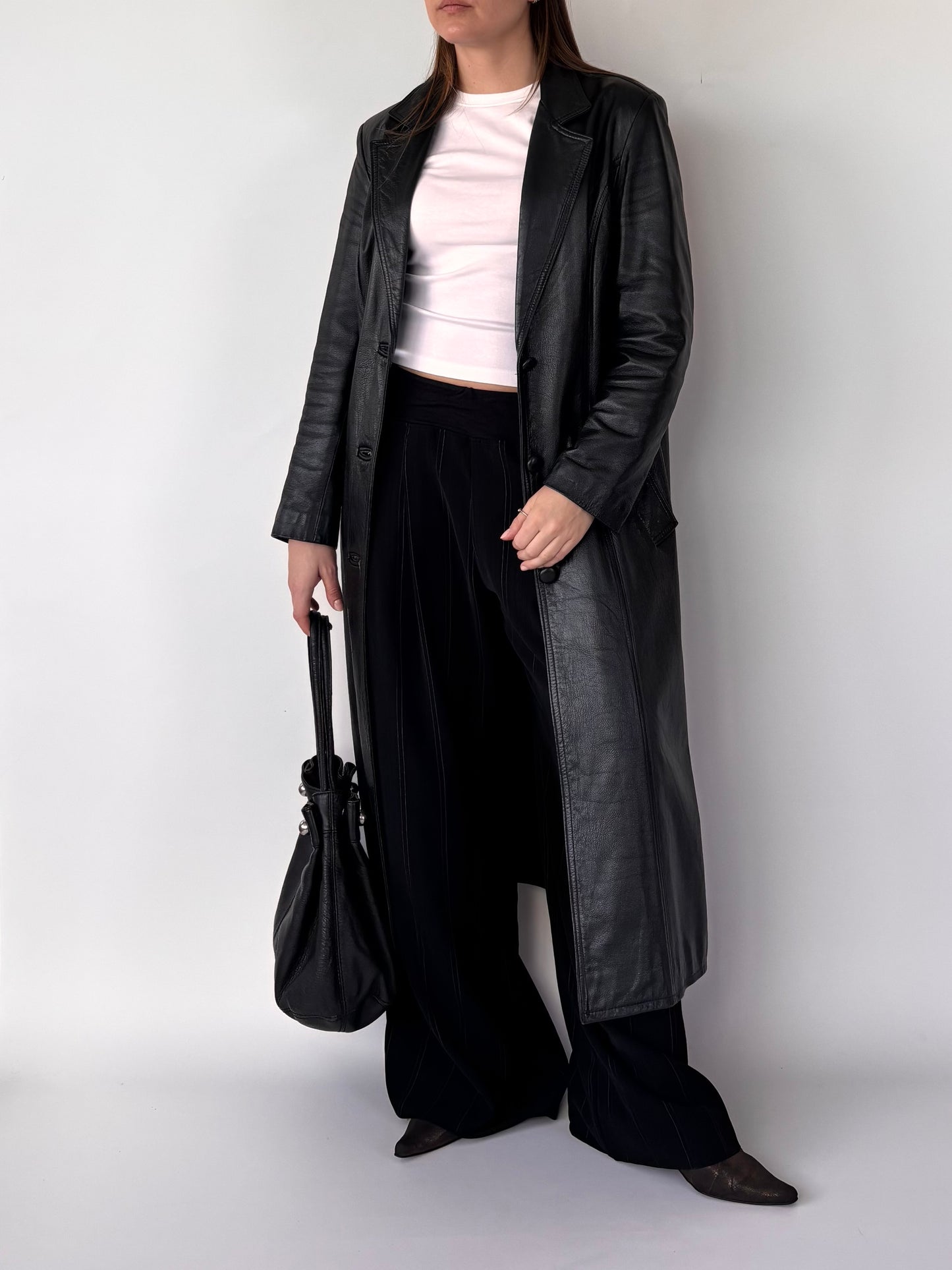 Valencia Leather Trench Coat (6-10)