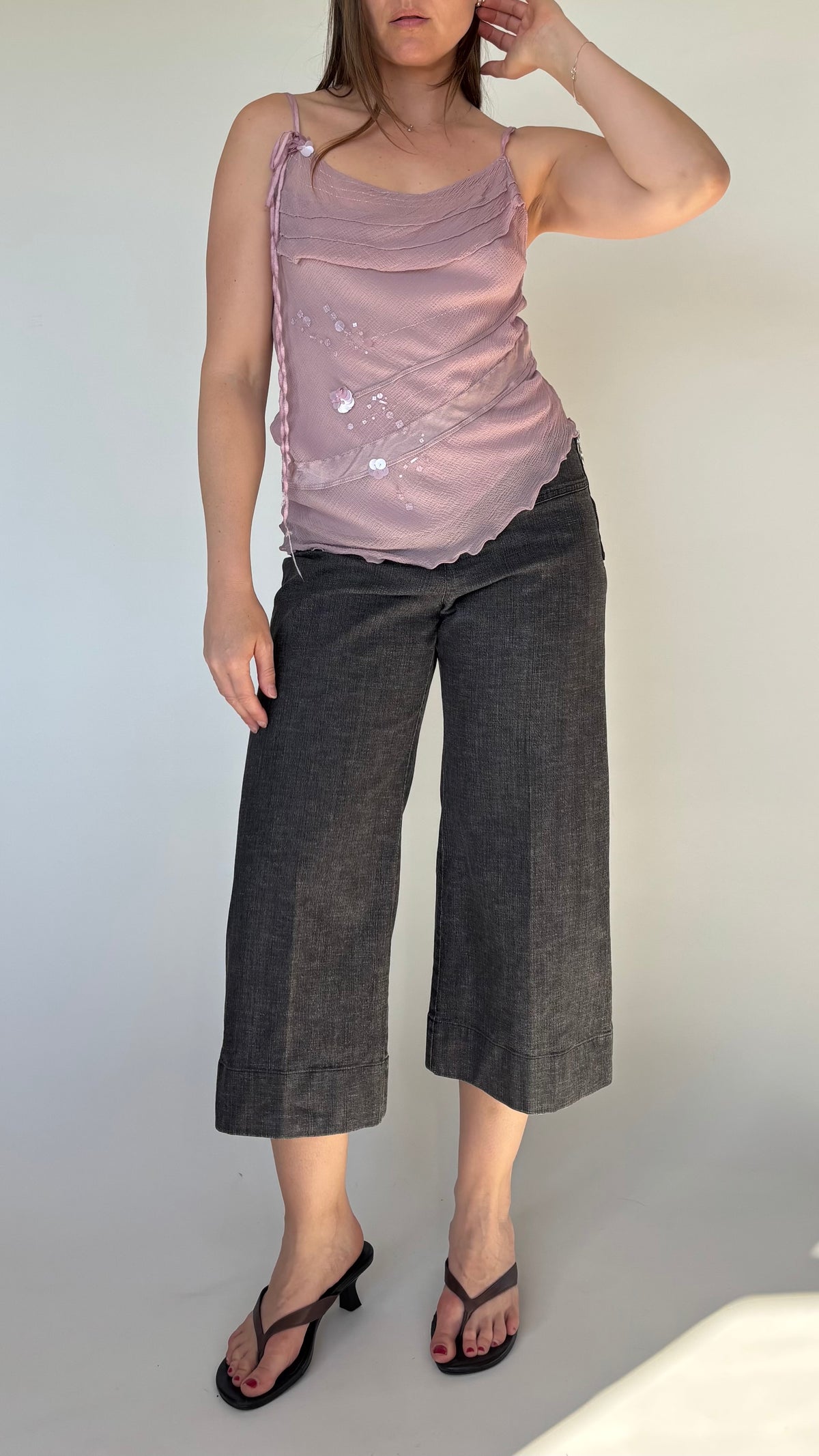 Silk Sequin Cami