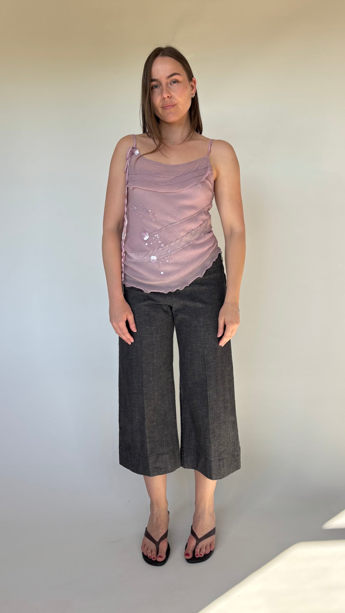 Silk Sequin Cami